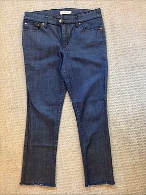 Tory Burch dark denim cut off jeans size 29